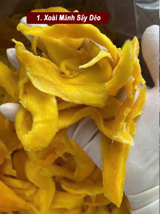 1. xoài mảnh sấy dẻo