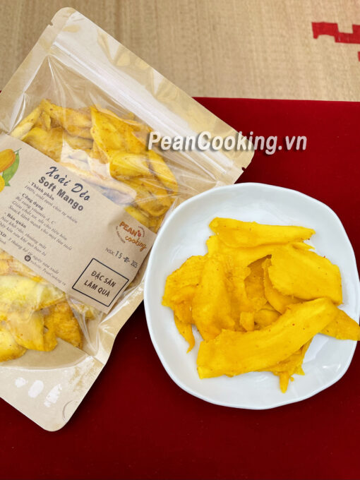 Xoài Mảnh Sấy Dẻo Muối Ớt | chua cay mặn đậm đà ăn là mê - Hình ảnh 2