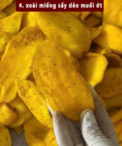 Xoài Miếng Sấy Dẻo Muối Ớt - Chua Cay Ngọt Dịu, Đậm Đà Khó Quên!